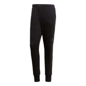 adidas Zipper Front Bag Exercise Pants Men Black CG1508