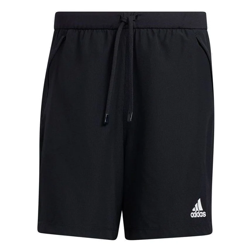 adidas Aerormotion Casual Breathable Sports Woven Lacing Shorts Black GU6387
