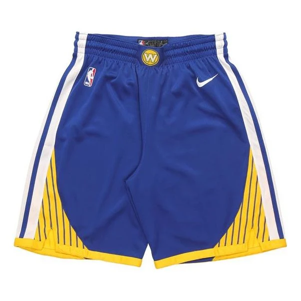 Nike Team Edition SW Golden State Warriors Basketball Shorts 'Blue' 866809-495