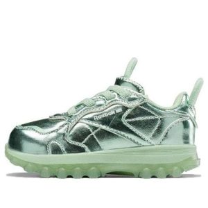 (TD) Reebok Cardi B x Classic Leather 'Semi Pixel Mint' HR0446