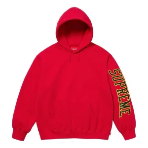 Supreme Sleeve Arc Hooded Sweatshirt 'Red Yellow Black' SUP-FW23-063