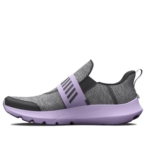 (PS) Under Armour Surge 3 Slip 'Jet Grey Nebula Purple' 3026532-101