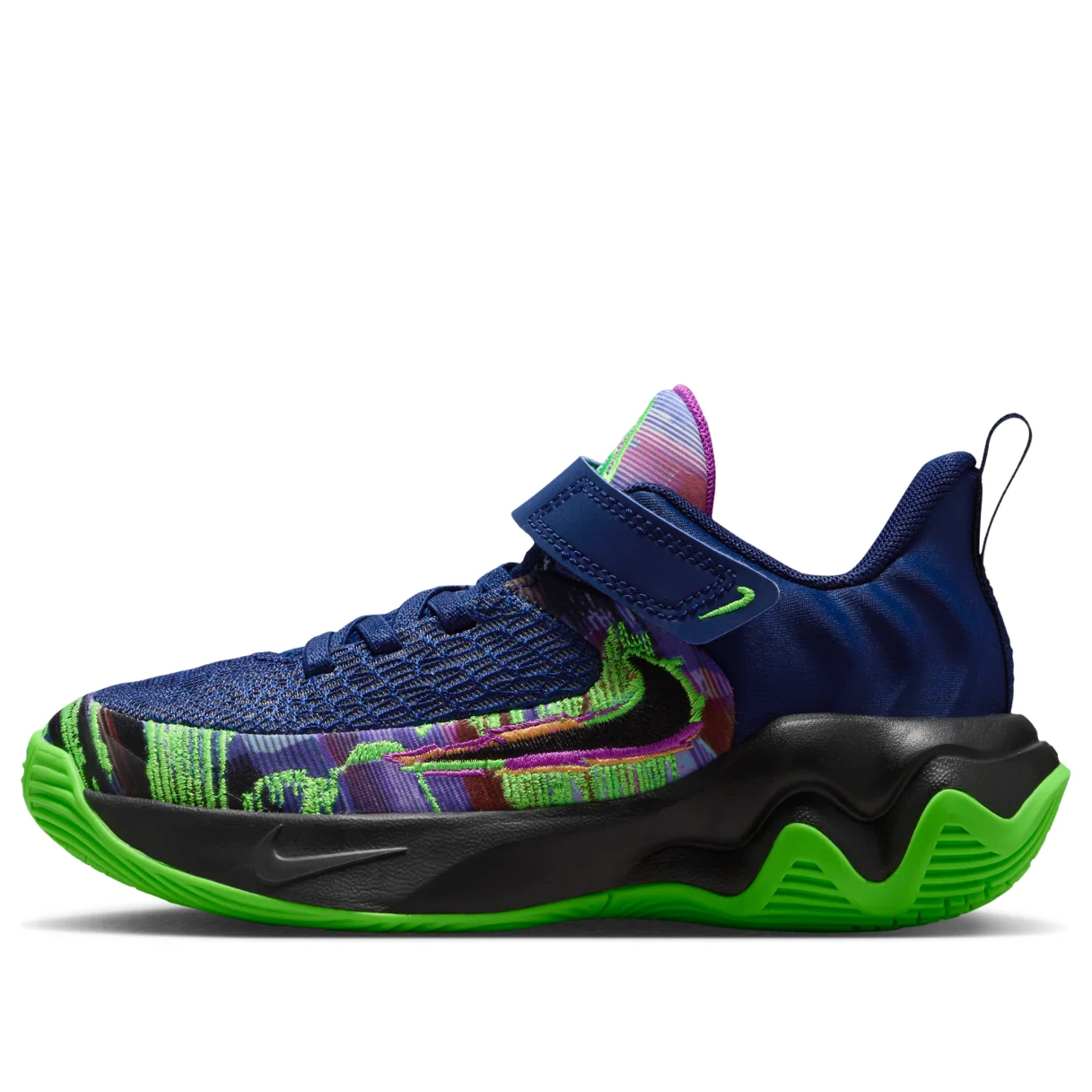 (PS) Nike Giannis Immortality 4 'Space Blue Impact Green Bright Purple Black' II0660-400