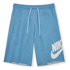 Men's Nike Large Logo french terry Athleisure Casual Sports Shorts Blue AT5268-462