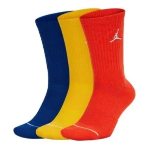 Air Jordan Solid Color Embroidered Sports Socks Men's 1 Pack 3 pairs SX5545-957