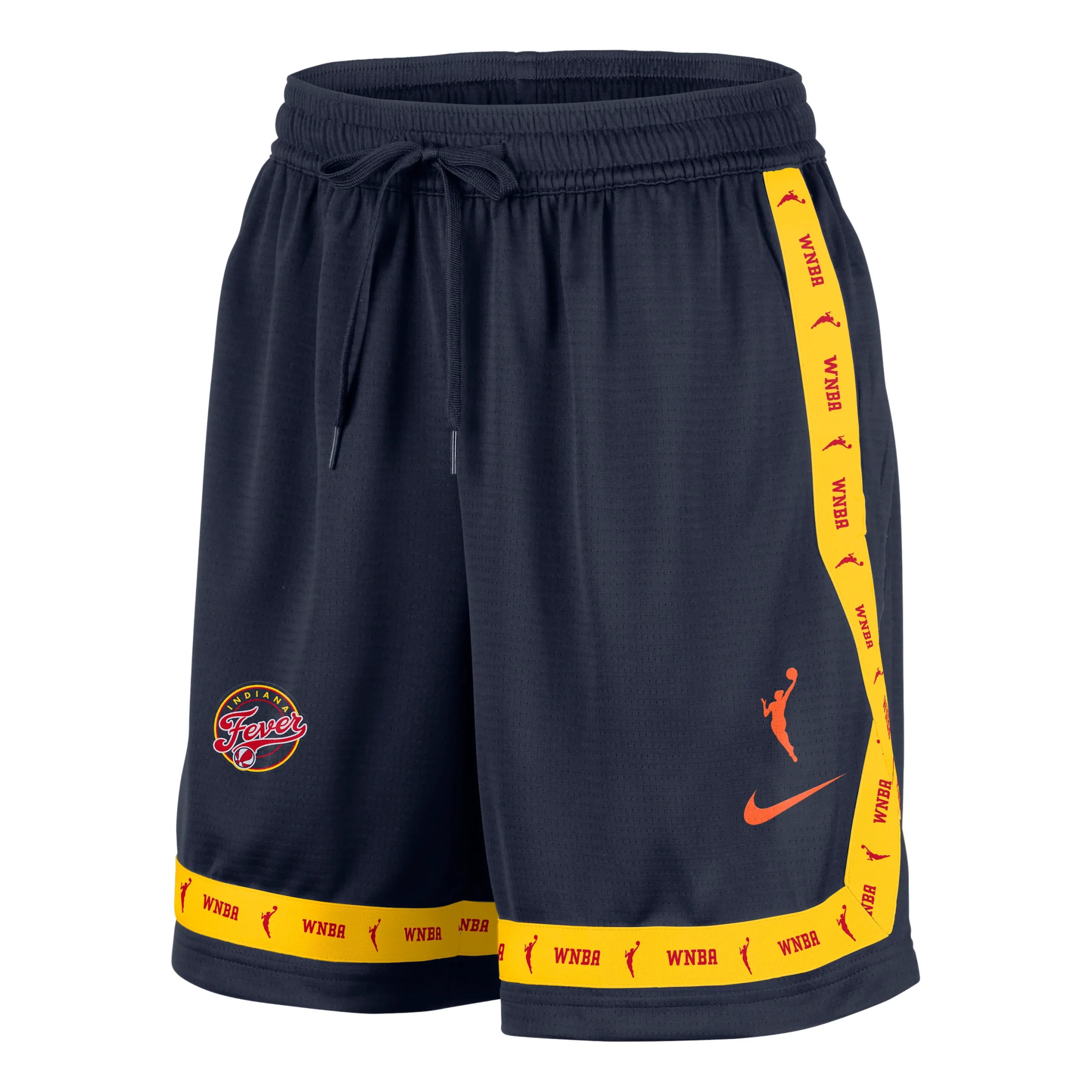 (WMNS) Nike Indiana Fever Crossover WNBA Shorts 'College Navy Brilliant Orange' IQ3667-419