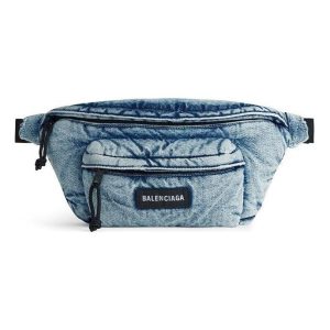 Balenciaga Explorer Beltpack Denim 'Faded Blue' 7558032AAHB4652