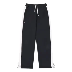 Converse Drawstring White stripe Sweatpants Asia Sizing 'Black' 10026911-A02