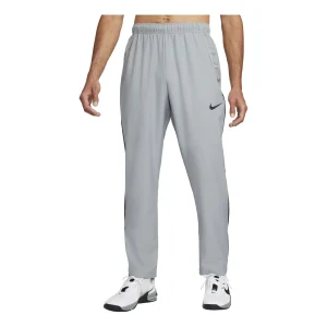 Men's Nike Dri-FIT Solid Color Logo Straight Breathable Sports Pants/Trousers/Joggers Gray DM6627-073