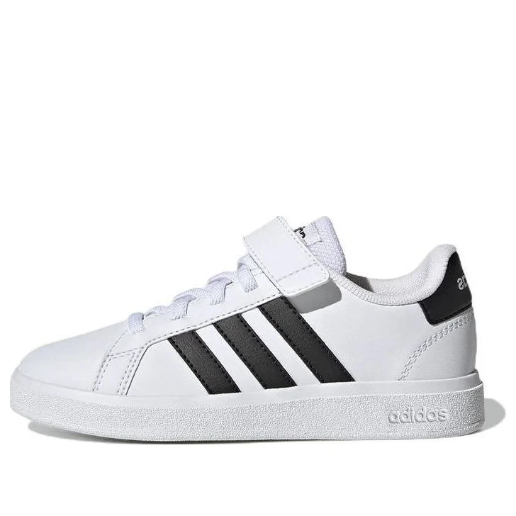 (PS) adidas Grand Court Lifestyle Tennis Lace-Up 'Cloud White Black' GW6521