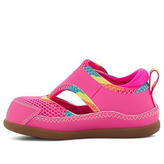 (TD) UGG Delta Closed Toe Sandal 'Pink Rainbow' 1117242T-PINK
