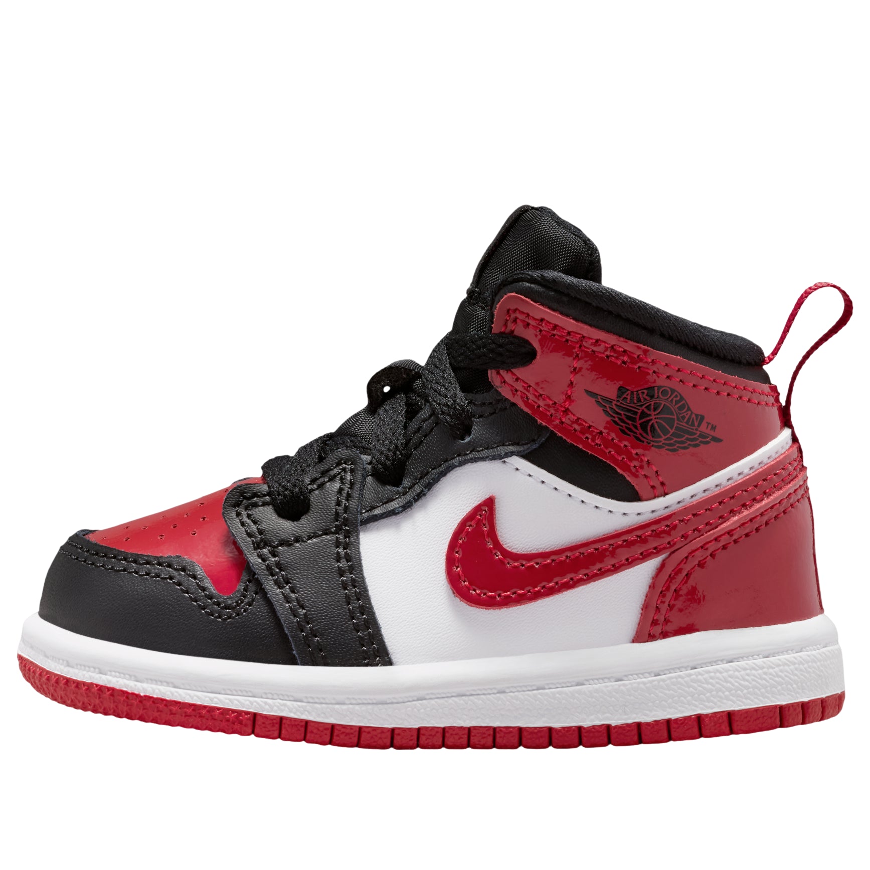 (TD) Air Jordan 1 Mid SE 'Patent Bred Toe' HV4729-006