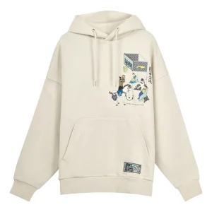 Li-Ning BadFive Changan Boys Graphic Hoodie 'Beige' AWDQB45-1