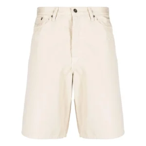 Off-White Wave Off Canvas Utility Shorts 'Beige' OMCB084S23FAB0016161