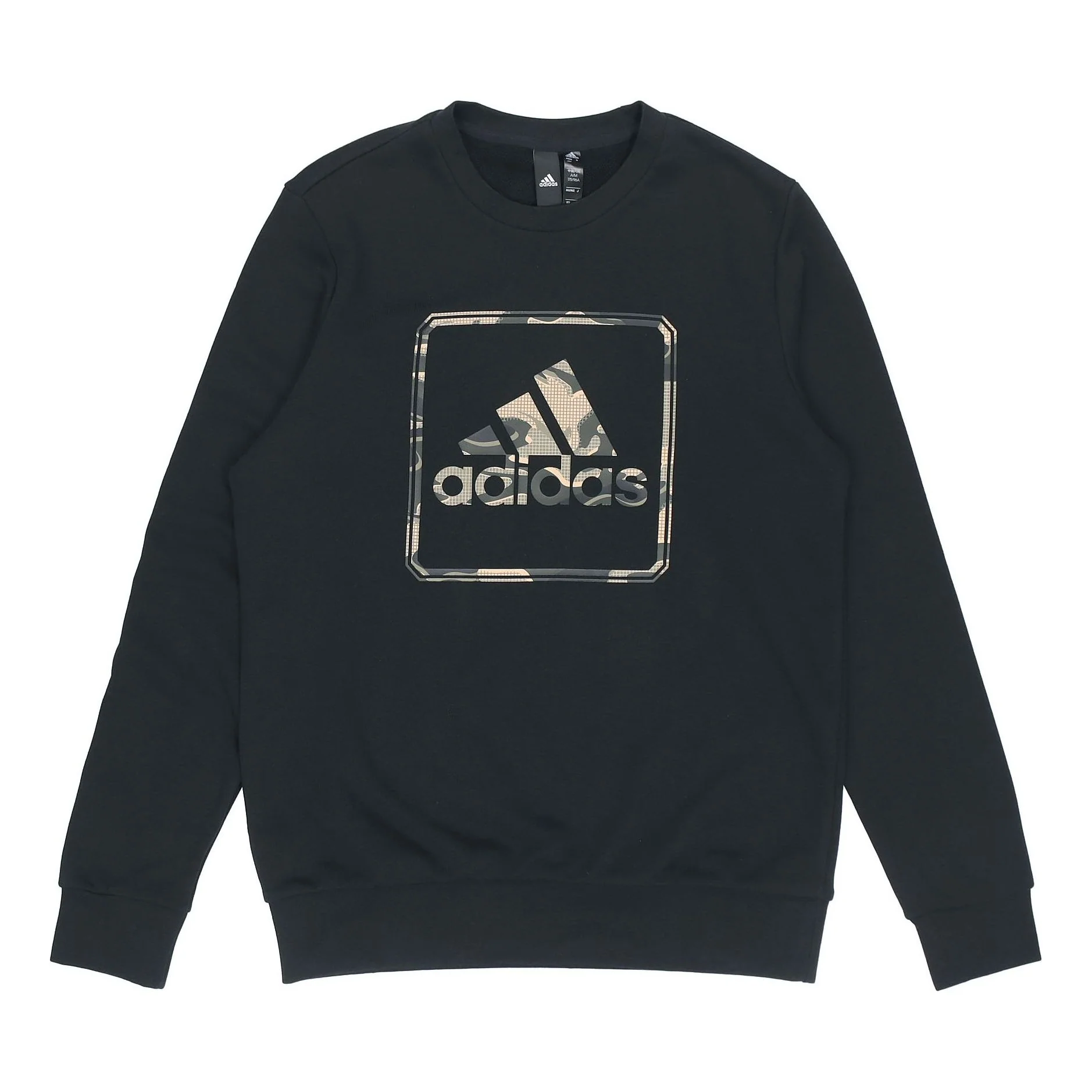 adidas MH Gfx Ft Bos Round Neck Logo Sports Black GM4477