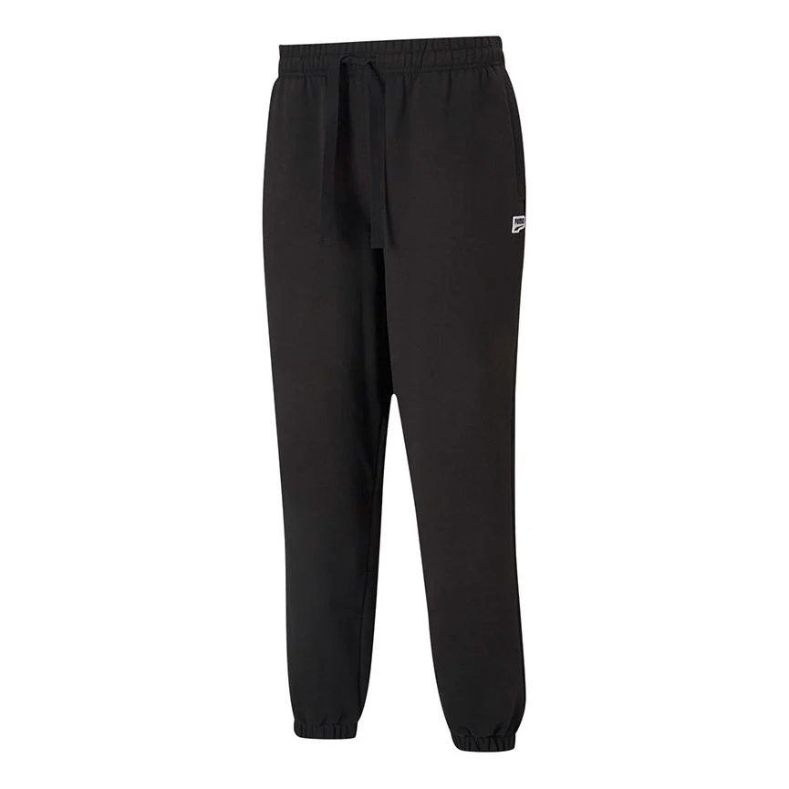PUMA Downtown Logo Sweatpants Casual Sports Sweatpants Men's Black 531433-01