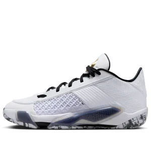 Air Jordan 38 Low PF 'White Metallic Gold Black' FD2325-107