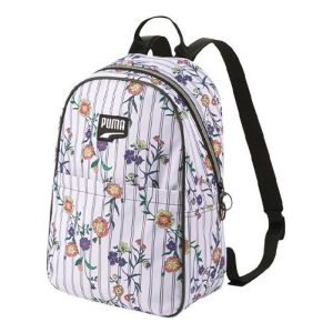 (WMNS) PUMA Prime Time Festival Backpack 'White Black Purple' 076989-01