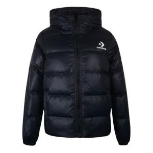 (WMNS) Converse Down Fill Puffer Jacket Asia Sizing 'Black' 10006837-A05