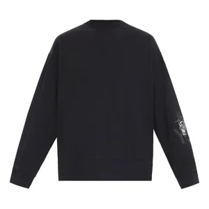 Men's Y-3 Arm Skeleton Pattern Loose Casual Black DZ4565