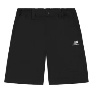 New Balance Logo Essentials Shorts Asia Sizing 'Black' 5VD38441-BK