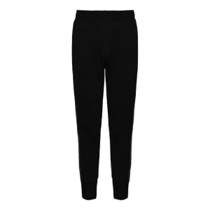 Air Jordan Sw Aj11 Hybrid Logo Loose Fleece Lined Bundle Feet Sports Pants Black 908365-010