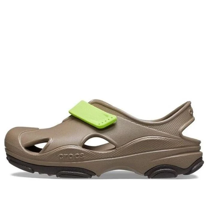 (PS) Crocs All Terrain Fisherman Sandals 'Beige Green' 208351-260