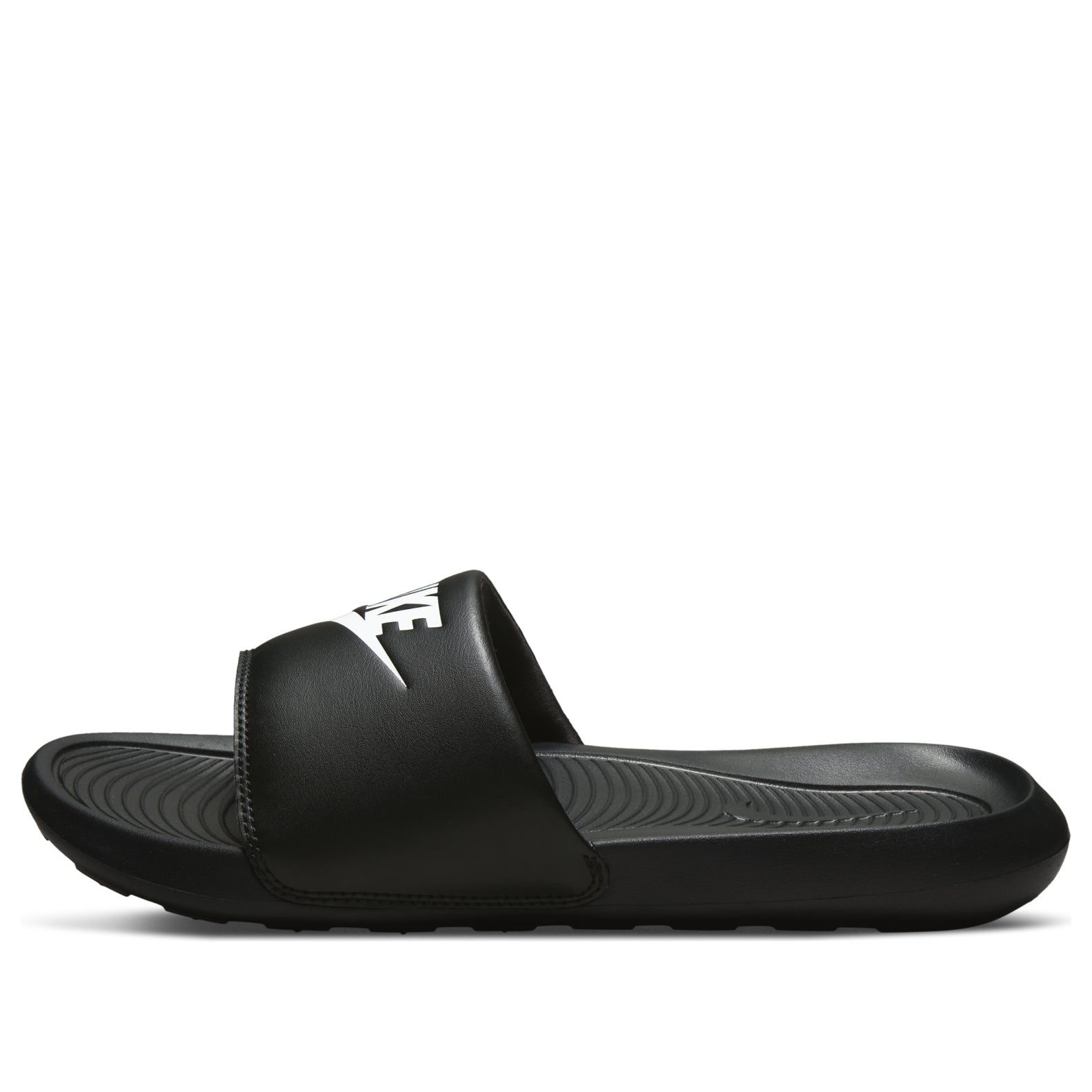(WMNS) Nike Victori One Slide 'Black White' CN9677-005