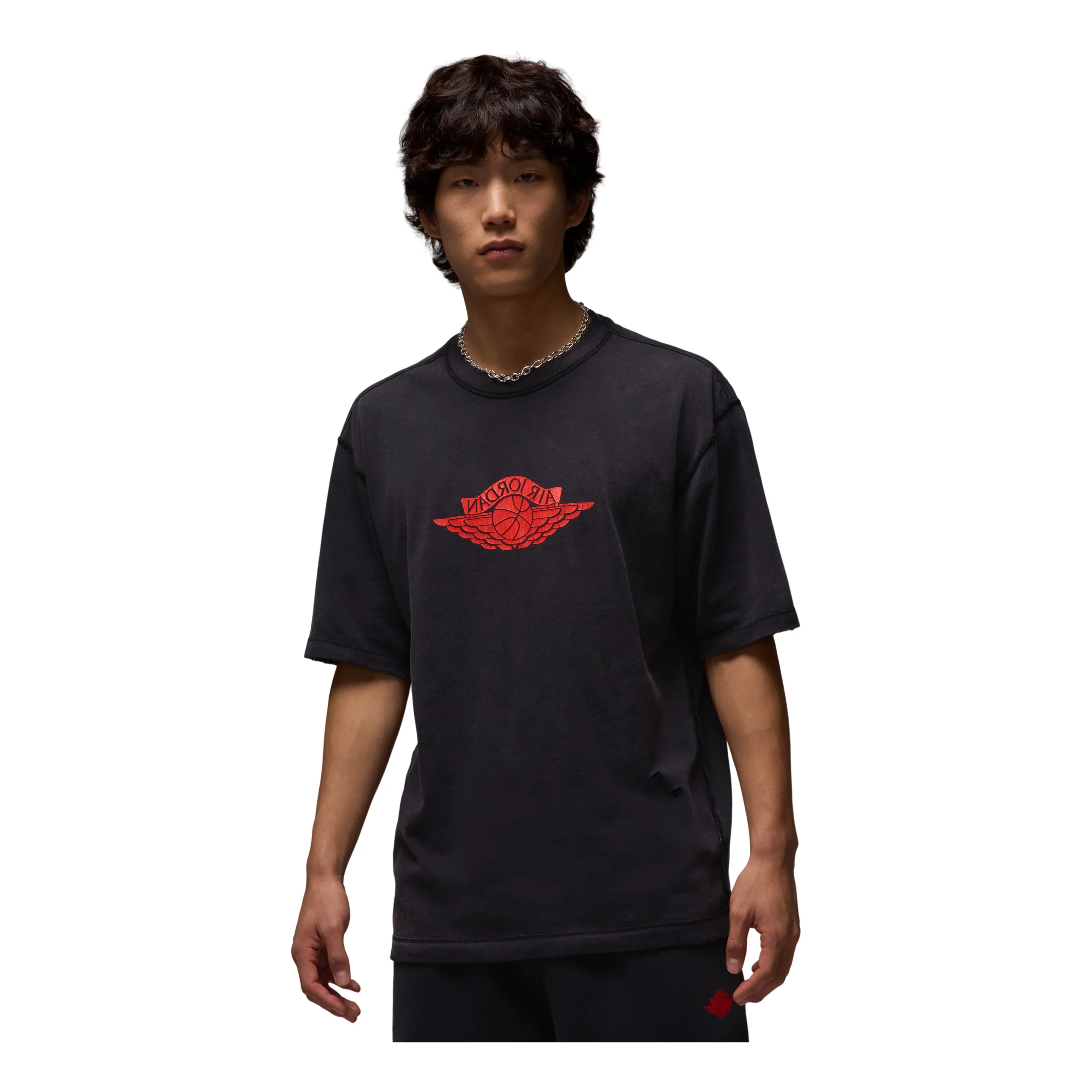 Air Jordan Rare Air T-Shirt 'Black Red' IB3130-010