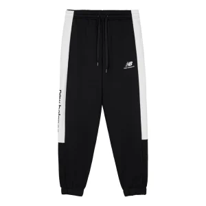 New Balance Cotton Sport Joggers Asia Sizing 'Black White' AMP03344-BK