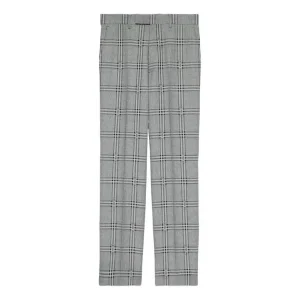 Gucci Horsebit Check Wool Tailored Pant 'Grey Black' 680704-ZAOPD-1016