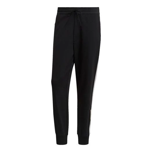 adidas Y-3 3-Stripes Classic Cuffed Track Pants 'Black' H16342