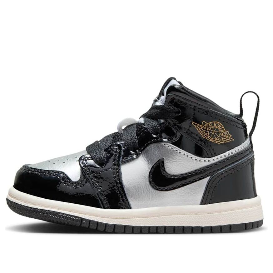 (TD) Air Jordan 1 Mid SE 'Black Metallic Silver Gold' FZ3939-001