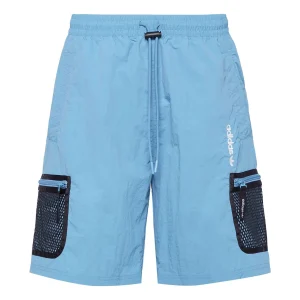 adidas originals Adv Wvn Shorts Multiple Pockets Outdoor Sports Blue GN2342
