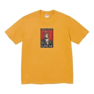 Supreme FW23 Week7 American Psycho T-shirt 'Yellow' SUP-FW23-131
