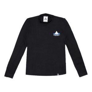 Nike x ACG Wizard Island Casual Sports Round Neck Printing Long Sleeves Pullover Black CZ6707-010
