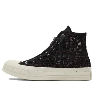 (WMNS) Converse Chuck 70 Hi 'Speckled Black Crochet' 570784C