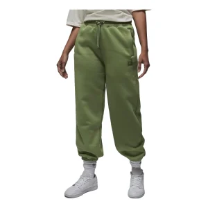 (WMNS) Air Jordan Flight Sweatpants 'Olive Green' FB5113-340