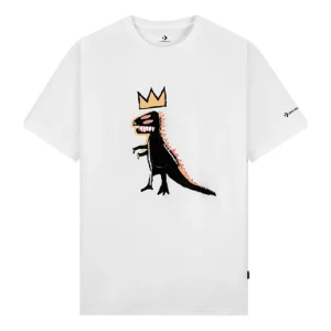 Converse x Basquiat Pez Dispenser T-Shirt Asia Sizing 'White' 10023144-A01