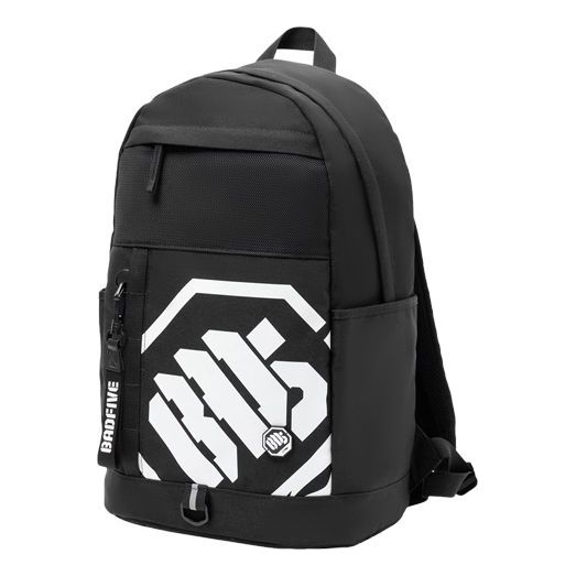 Li-Ning BadFive Logo Training Backpack 'Black White' ABSR378-1