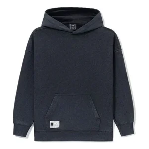 Li-Ning Sports Series Solid Color Loose Hoodie 'Black' AWDS067-8