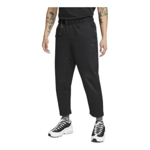Men's Nike Solid Color Lacing Sports Pants/Trousers/Joggers Black DM5548-010