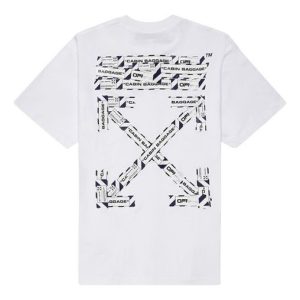 Off-White SS20 Arrows Logo Print Oversized T-Shirt 'White' OMAA038S201850030188