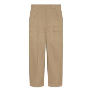 Gucci Cotton Wide Leg Cargo Pant 'Light Brown' 762309-ZAPRO-9569