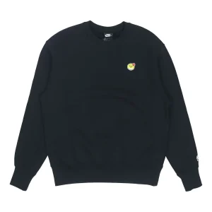 Nike Airmoji Series Sportswear logo Casual Pullover Sports Round Neck Black CZ2362-010