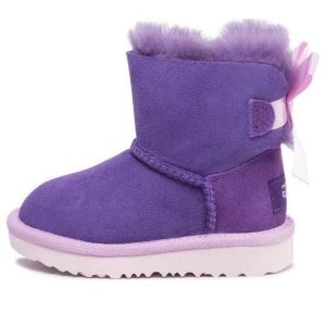 (TD) UGG Mini Bailey Bow II 'Purple' 1017397T-VBLM