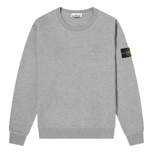 STONE ISLAND Garment Dyed Sweatshirt 'Melange Grey' 741563051-V0M64