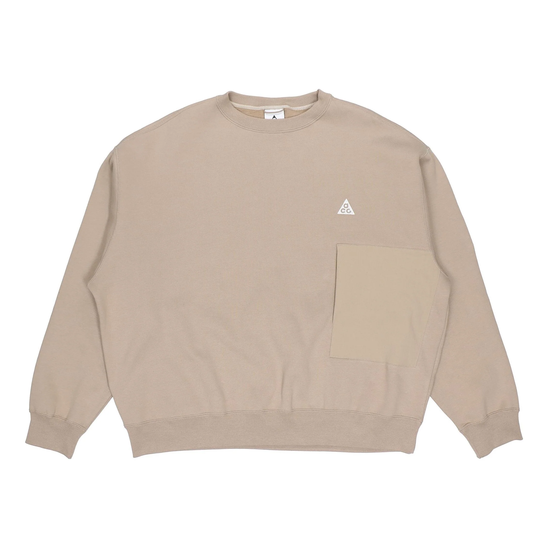 Nike x ACG Solid Color Casual Sports Round Neck Khaki CV0683-247