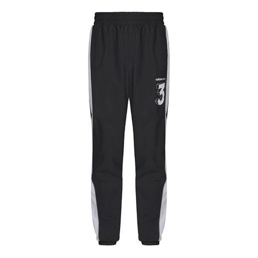 adidas neo Woven Athleisure Casual Sports Long Pants Black EJ7065