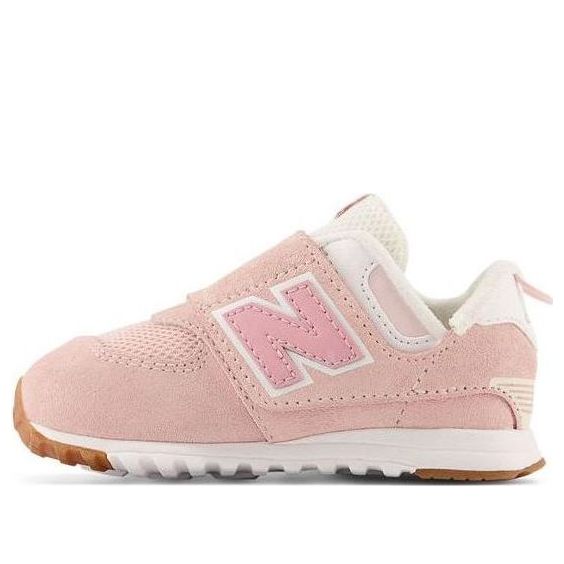 (TD) New Balance 574 NewB Hook & Loop 'NB Athletics Crystal Pink' NW574CH1